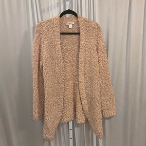 CJ Banks Open Front Fuzzy Cardigan Size X